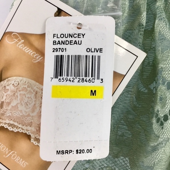 Fashion Forms Flouncy Lace Bandeau Bra NWT - Picture 6 of 9